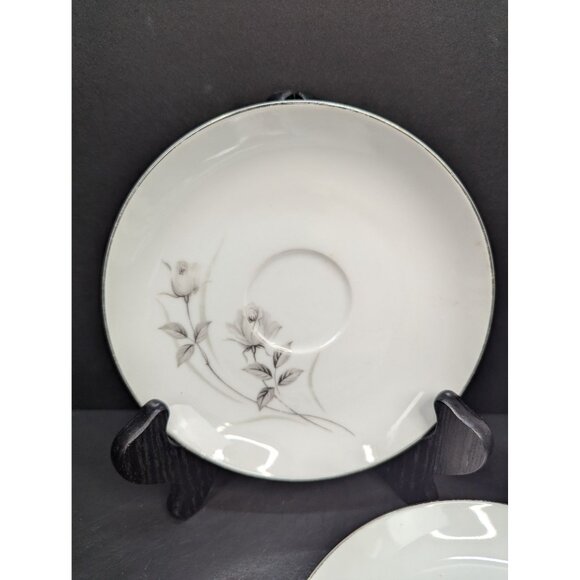 Harmony House Fine China 3504 Harmony Rose Replacement Pieces Saucer Lot of 3 - Picture 1 of 9